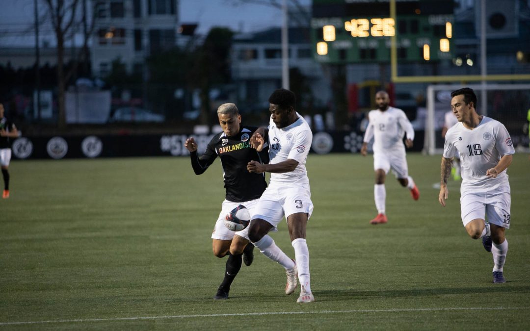 Last minute goal ties up Oakland Roots