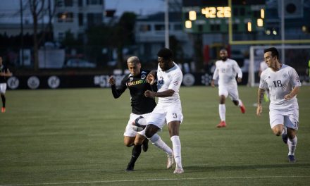 Last minute goal ties up Oakland Roots