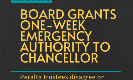 Board grants one-week emergency authority to chancellor