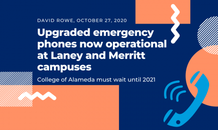 Upgraded emergency phones now operational at Laney and Merritt campuses