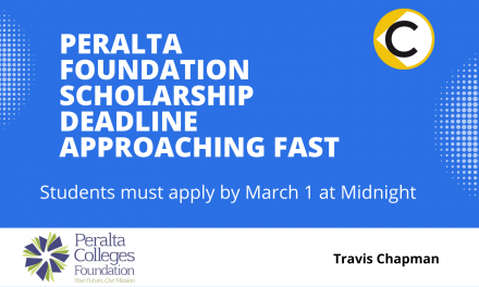 Peralta Foundation Scholarship Deadline Approaching Fast