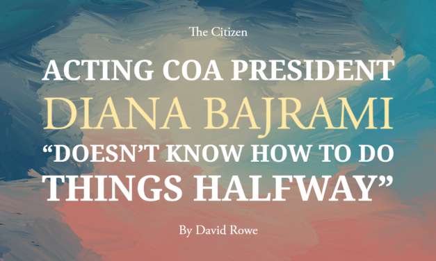 Acting CoA President Diana Bajrami “Doesn’t Know How To Do Things Halfway”
